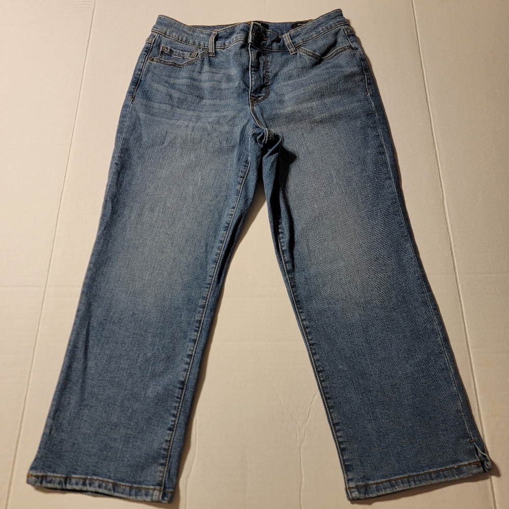 💚 Nine West Jean Missy Chrystie Capri Sz 6 Relaxed‎ Leg